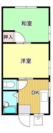 ハイツ今森の間取り画像