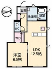 カルムハイツの間取り画像