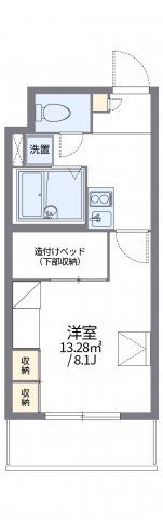 レオパレスパルコートAの間取り画像