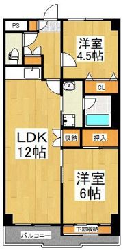 クレストみずほ台の間取り画像