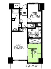 ダイヤモンドスクエア前橋の間取り画像