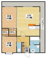 ニューステーションホテルレジデンスの間取り画像