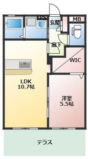 RISE CASAの間取り画像