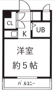 コーポレージ中葛西の間取り画像