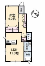 プロヌーブ西本浦 C棟の間取り画像