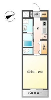 フレンドリー京橋の間取り画像