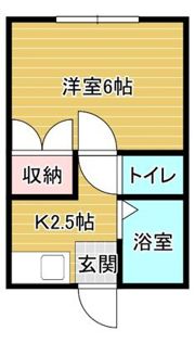 パレスウエストの間取り画像