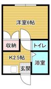パレスウエストの間取り画像