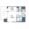 ジオエント梅田北リバーフロントの間取り画像