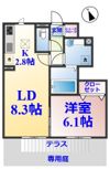 ひよどりパークBの間取り画像