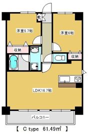 グレースK津田沼の間取り画像