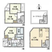 中延戸建の間取り画像