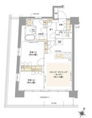 コムレジ赤羽 賃貸棟の間取り画像