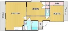 風はいつⅡの間取り画像