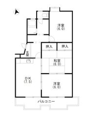 エクシード中沢の間取り画像