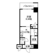シェモア桜川の間取り画像