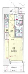 プレサンス梅田北オールの間取り画像