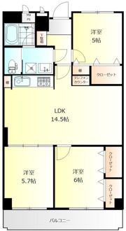 コープ行徳の間取り画像