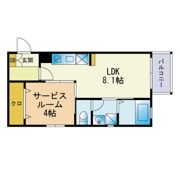 ソリッド九大学研都市の間取り画像
