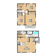 岡崎2丁目戸建の間取り画像