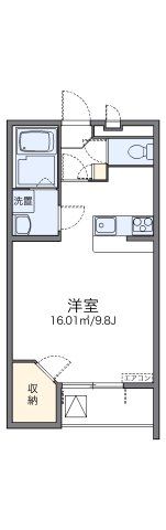 レオパレスドウージェームの間取り画像