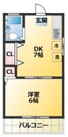 コーポあすかの間取り画像