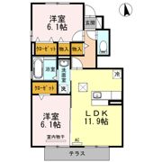 メゾン静波の間取り画像
