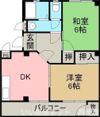 上原ハイツ B棟の間取り画像