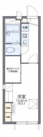 レオパレスこーぽ谷本Ⅱの間取り画像