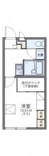 レオパレスパストラル 砺波の間取り画像