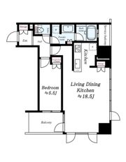 プレサンスレジェンド堺筋本町タワーの間取り画像
