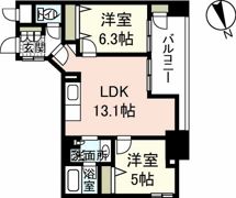 パークハウス上幟町の間取り画像