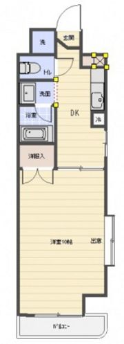 ラフィネ牛田本町の間取り画像