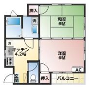 錦江アパート2の間取り画像