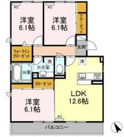 リエーヴル池田の間取り画像