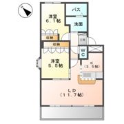 ヴァンベールの間取り画像