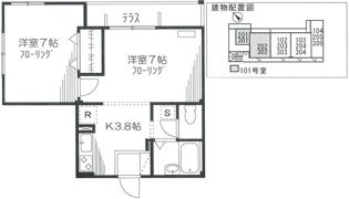 Neue Burg東十条の間取り画像