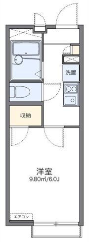 レオパレスSmile Lifeの間取り画像