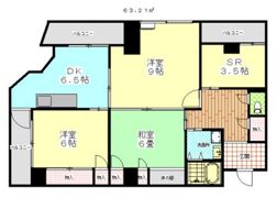 柳町マンションの間取り画像