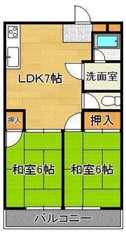シャトレ沼本町の間取り画像
