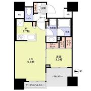 クレヴィア恵比寿の間取り画像