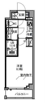 S-RESIDENCE王子eastの間取り画像