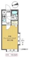 フラワーハイツ葛西Aの間取り画像