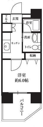 HF西新宿レジデンスEASTの間取り画像