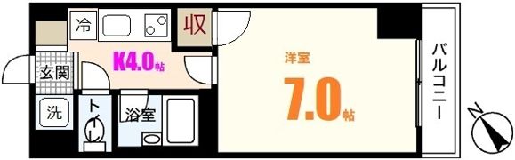 フルールナカガワⅢの間取り画像