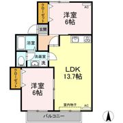 セジュール園木 A棟の間取り画像