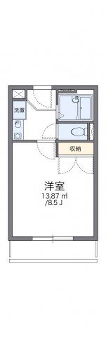 レオパレス中井町2の間取り画像