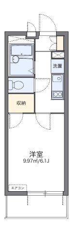 レオパレスグリーンビュー和田の間取り画像