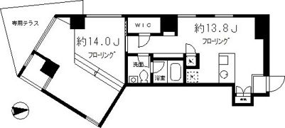 エスタート等々力の間取り画像