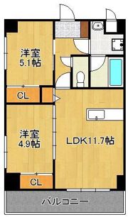 プランドール一枝の間取り画像